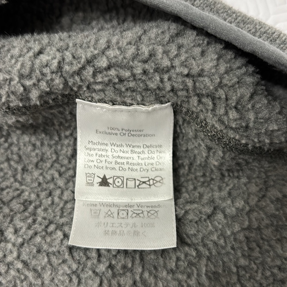 Eddie Bauer 1/4 Zip Fleece Sweater XXL Grey - Picture 7 of 11